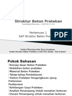 Pertemuan 1 - SAP Beton Prategang