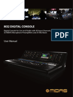 Manual Midas m32