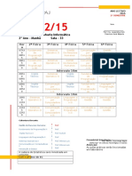 2º Horario Iº Sem 2016 Ispaj