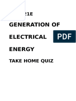 ITU elk 421e Generation of electrical energy 
