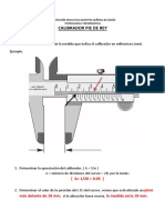 ejercios con pie de metro