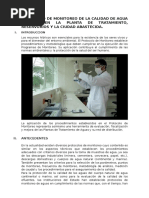 Protocolo de Monitoreo de La Calidad de Agua