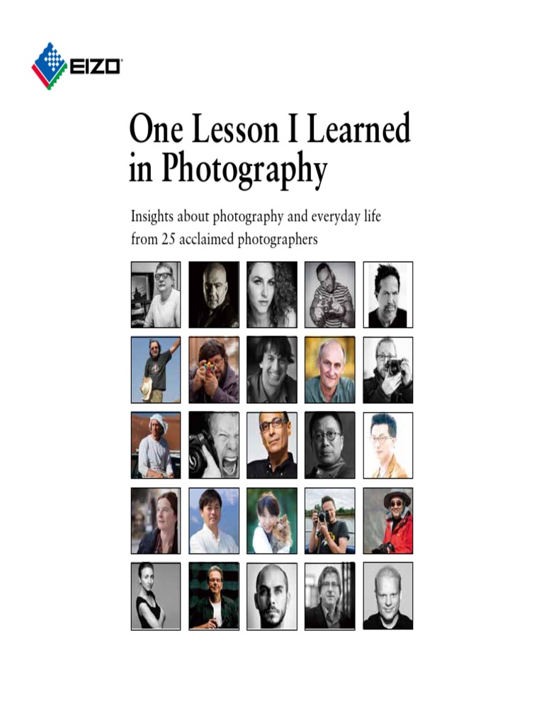 One Lesson I Learned in Photography | PDF