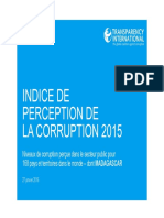 Indice de la corruption 2015