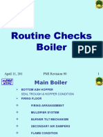 Boiler Walk Down Checks PMI