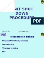 Unit Shut Down Procedure