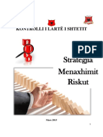 Strategjia Menaxhimit Te Riskut 1818 1 PDF