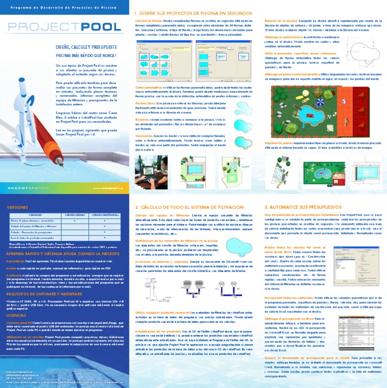 Programa para Diseño y Presupuesto de Piscinas | PDF | Microsoft Excel ...