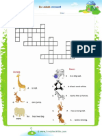 Zoo Animals Crossword