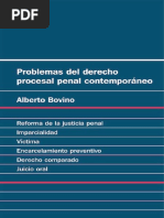 Problemas del derecho procesal penal contemporaneo por Alberto Bovino