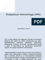 Postpartum Hemorrhage (PPH) : Layal Mansour, Med IV