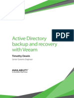Active Directory Backup Recovery