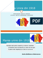 1918 - Unirea