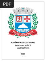 Parâmetros Essenciais - 2016 - Fundamental II - Matemática