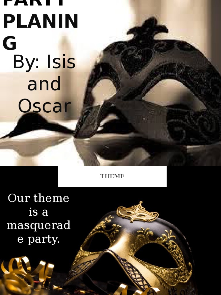 Masquerade Party Planning Guide | PDF