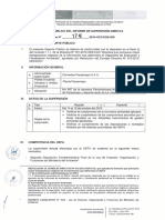 Reporte Público REPORTE PÚBLICO DEL INFORME DE SUPERVISIÓN DIRECTA Del Informe de Supervisión Directa