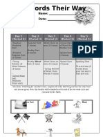 Words Their Way: Name: - Date