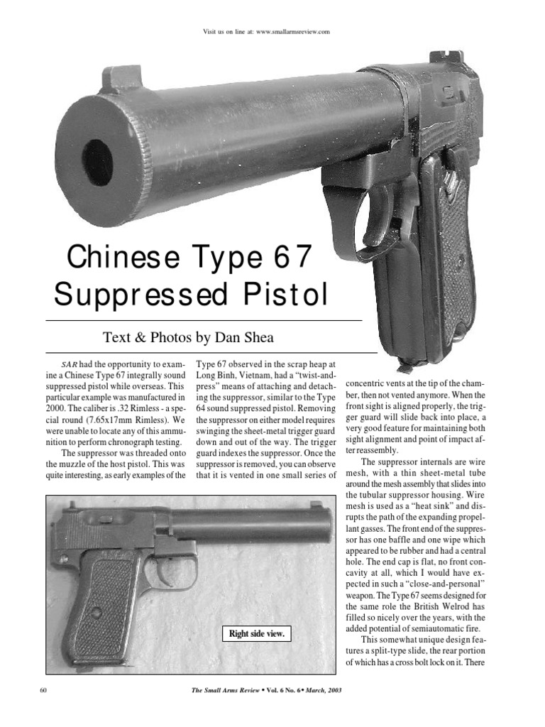 Chinese 67 | PDF | Semi Automatic Firearm | Weapon Design
