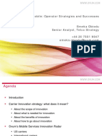 Innovation in Mobile: Operator Strategies and Successes Emeka Obiodu Senior Analyst, Telco Strategy +44 20 7551 9047