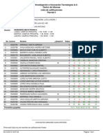 Curso 2792 Calificaciones Parcial 4