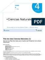 8 PLAN DE CLASE - CIENCIAS NATURALES 4to Primaria