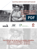 Los cultivos de la sierra y el cambio climático andino: vulnerabilidad y fortalezas