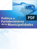 Politica de Fortalecimiento Municipal PDF