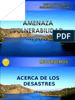 Amenaza Vulnerabilidad Riesgo 