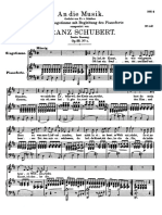 Schubert D547 An die Musik