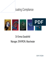 Evaluating 20 Compliance