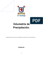 Volumetría de Precipitación