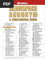 Avionics Magazine - Aerospace Abbreviation Guide