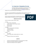 Agentes Físicos Terapéuticos