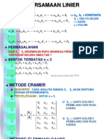 Sistem Persamaan Linier (Simple)