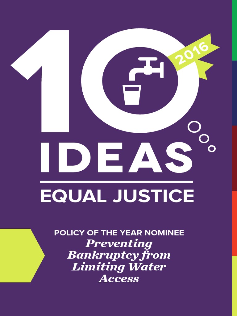 10 Ideas For Equal Justice, 2016, PDF, Temporary Assistance For Needy  Families
