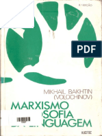 BAKHTIN, Mikhail. Marxismo e Filosofia Da Linguagem