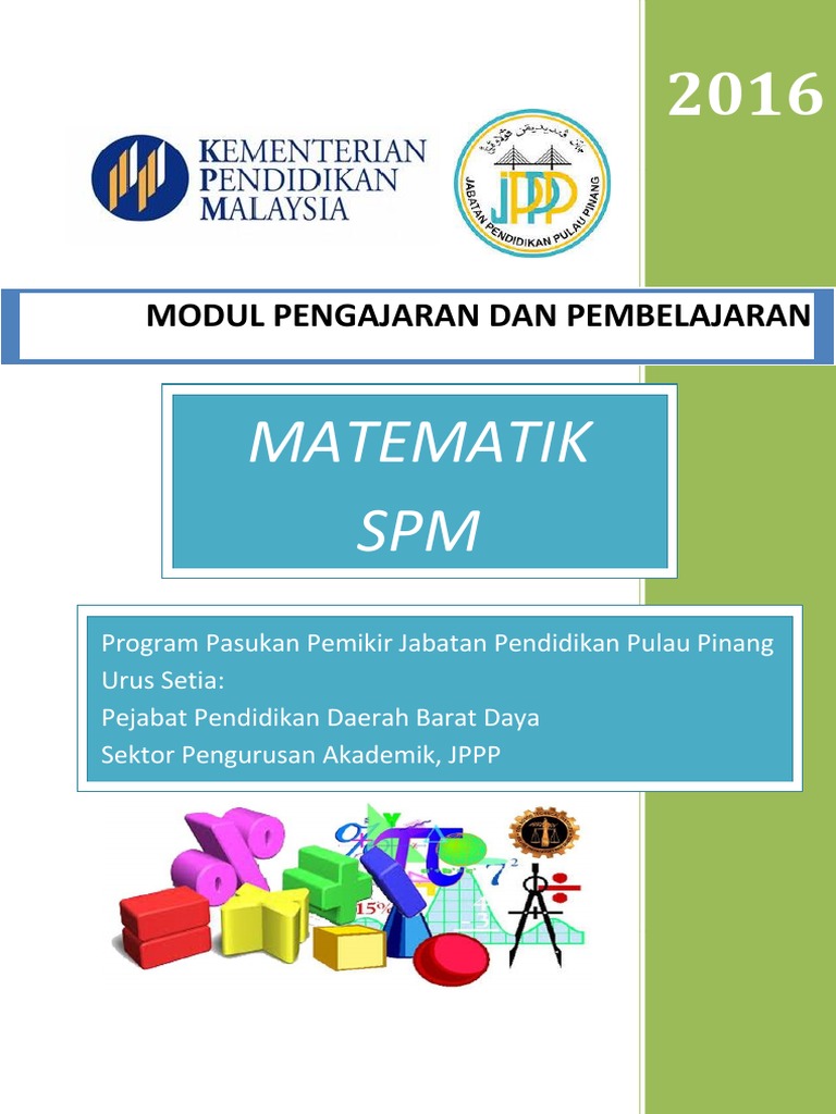 Modul Pembelajaran Matematik SPM 2016 | PDF | Ilmu Sosial | Perjalanan