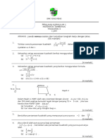 Soalan Ujian 1 Matematik Tambahan Ting 4