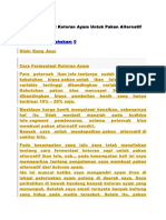 Cara Fermentasi Kotoran Ayam Untuk Pakan Alternatif Lele