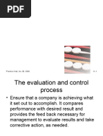 CHAPTER 11 Evaluation & Control: Strategic Management & Business Policy