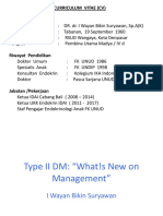 Dr. Dr. I Wayan Bikin Suryawan SpA(K) - Type II DM ; Whats New on Management