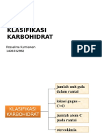 Klasifikasi Karbohidrat