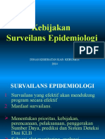 Kebijakan Surveilans Epidemiologi 