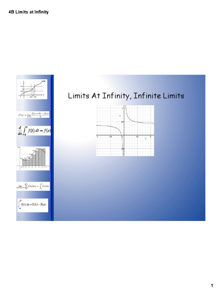 Limits at Infinity, Infinite Limits | PDF