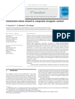 Contraction Stress Related To Composite Inorganic Content