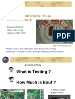 ECE 617 - Fault Testable Design Dr. Janusz Starzyk: School of EECS Ohio University Athens, OH, 45701