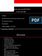 IMF and Asian Crises in Indonesia)