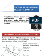 5-Reflektansi Dan Transmitansi Gelombang TE Dan TM (Persamaan Fresnel)