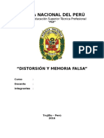 Monografia Distorsion y Memoria Falsa