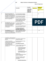 Extended Essay Checklist 2009 Onwards